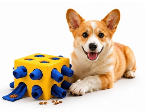 Fossa Interactive Snuffle Ball for Dogs – Treat Dispensing Enrichment Toy for Mental Stimulation & Foraging