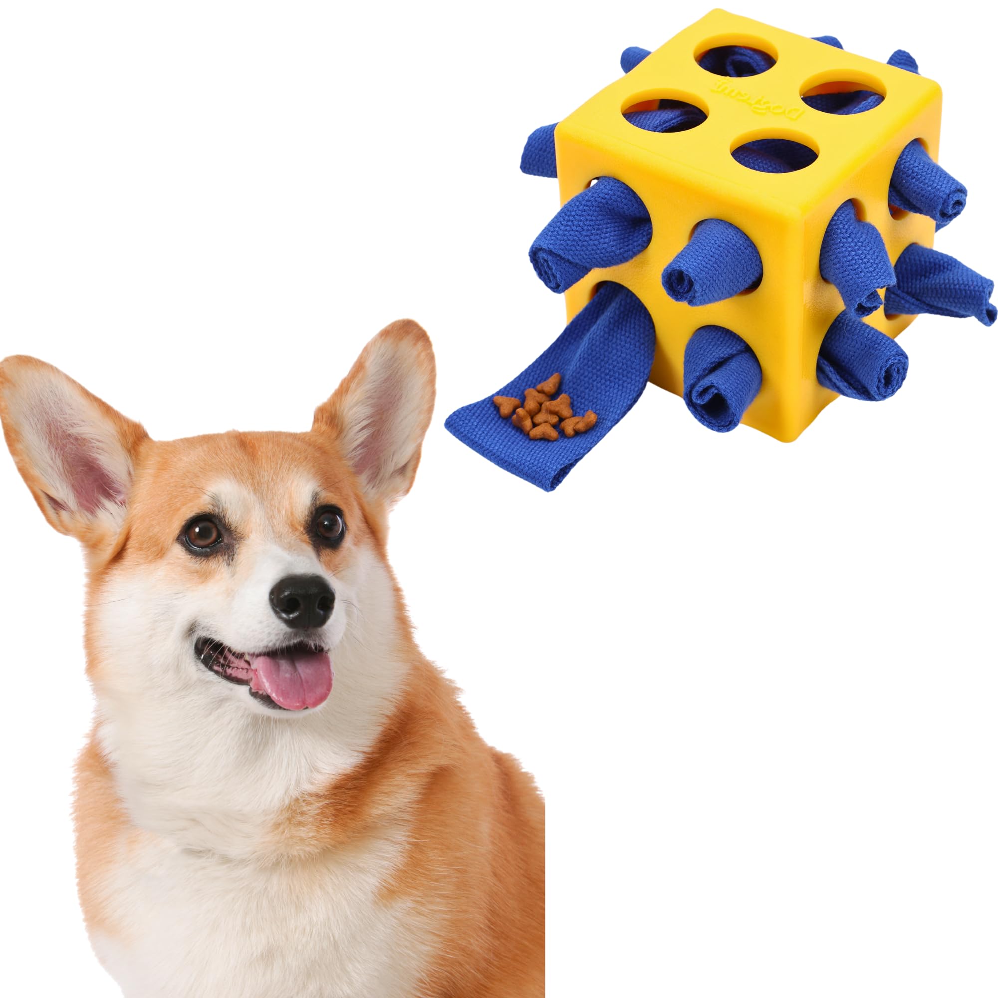 Fossa Interactive Snuffle Ball for Dogs – Treat Dispensing Enrichment Toy for Mental Stimulation & Foraging