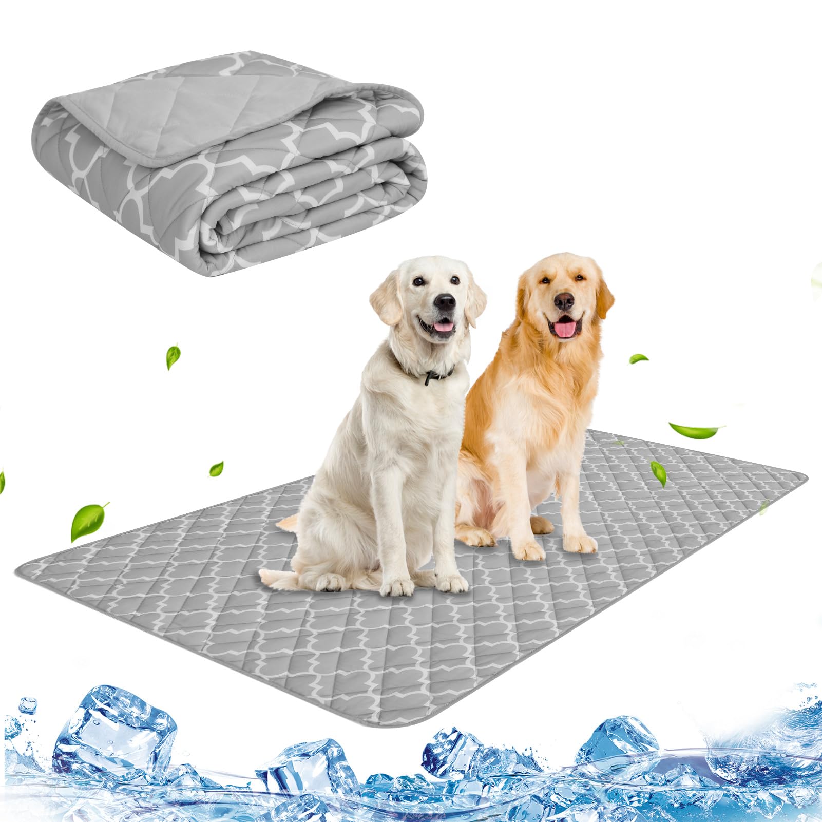 Hot Dog Cooling Mat – Self-Cooling Gel Pad for Dogs | Summer Heat Relief & Comfort Mat for Crates, Beds & Travel