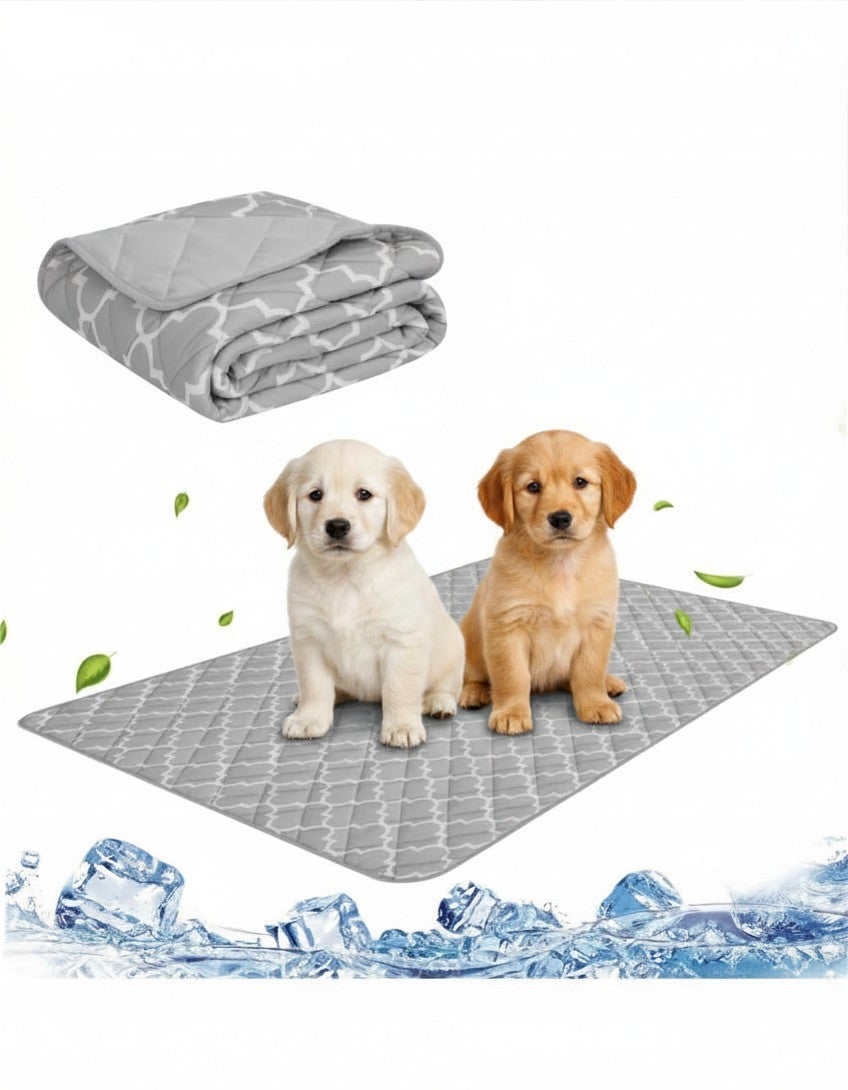 Hot Dog Cooling Mat – Self-Cooling Gel Pad for Dogs | Summer Heat Relief & Comfort Mat for Crates, Beds & Travel